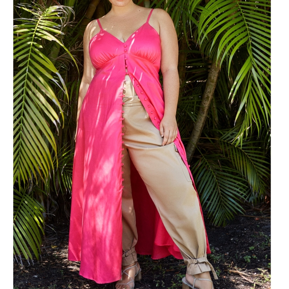 Cotton Hot Pink Maxi💞